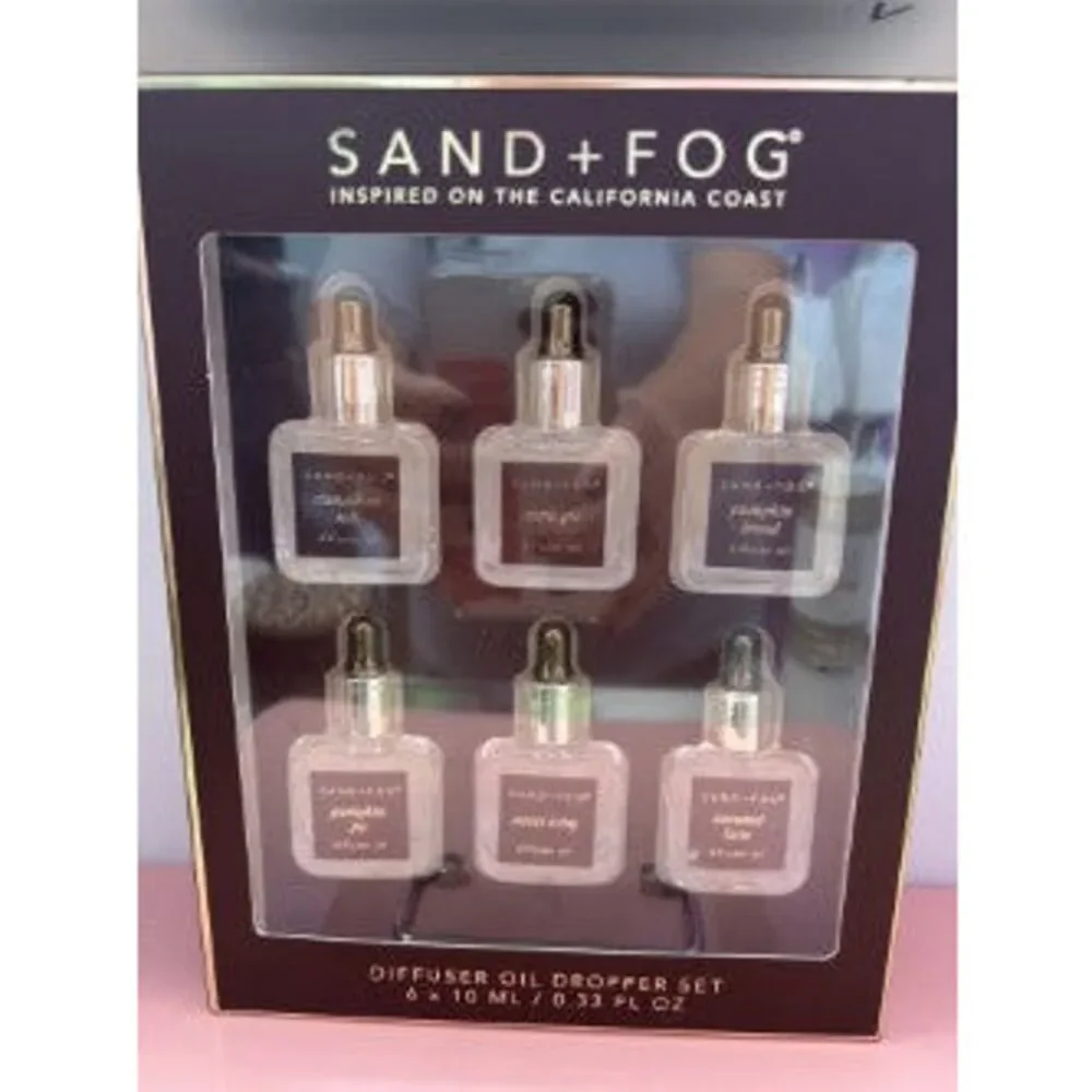 Sand + Fog Diffuser Oil Dropper Set 6 Piece Gift Collection